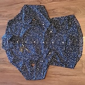 Michael Kors midnight blue dress shirt